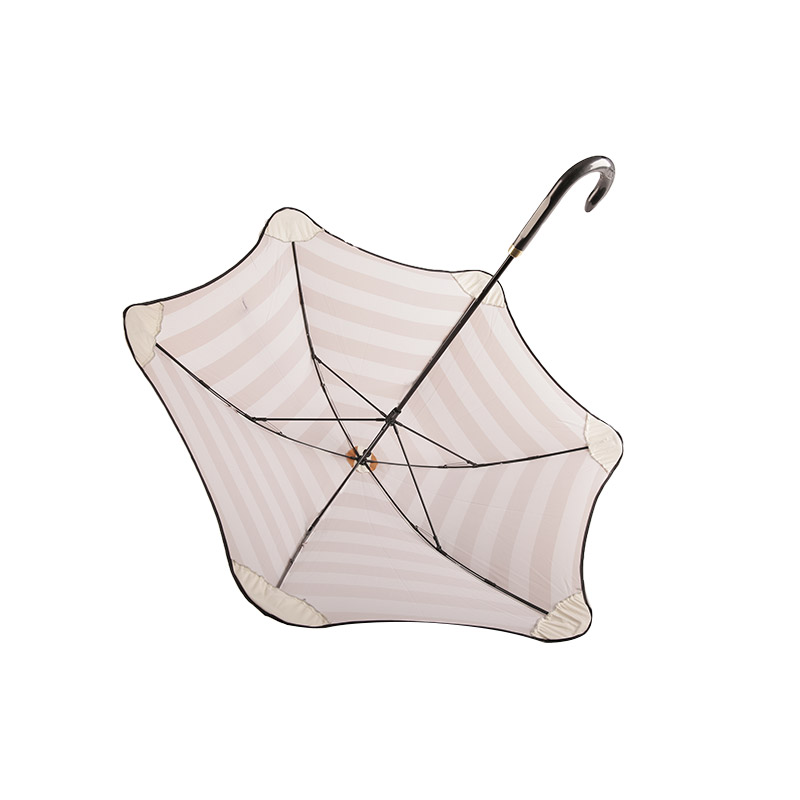 Stribet Beach Sun Oxford Straight paraply-0E6B0007