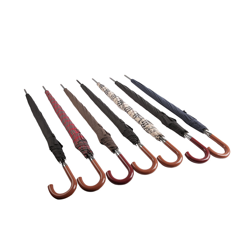 God fasthed Pongee lige paraply-0E6B0175