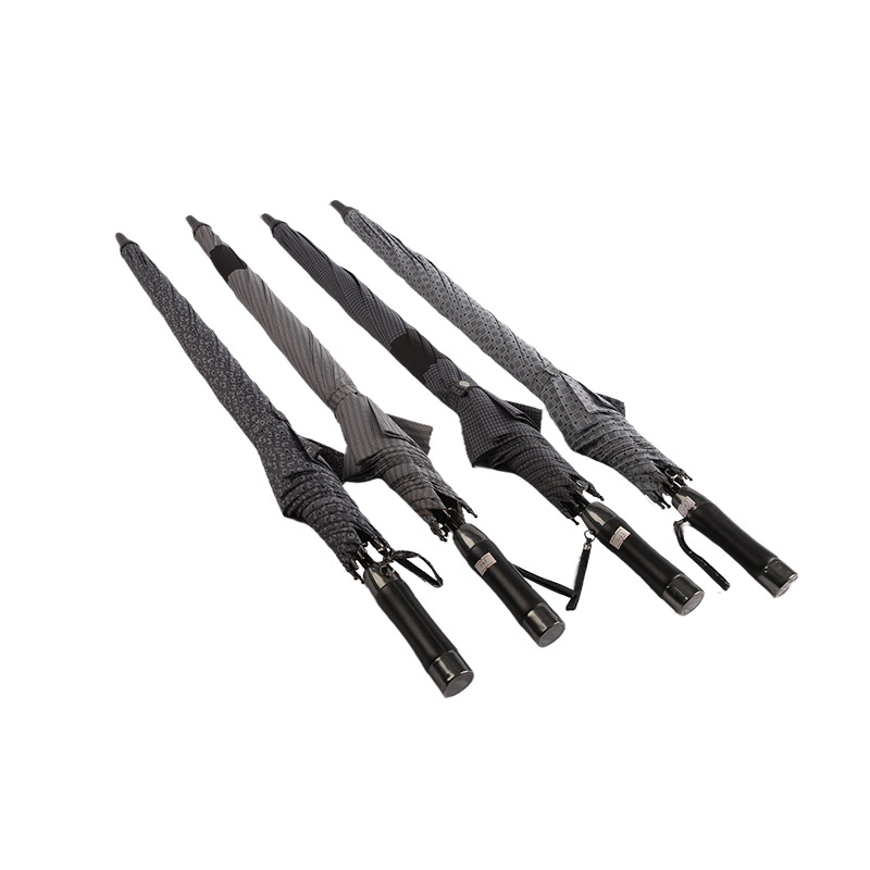 Stripe Business kan være automatisk Pongee Straight paraply-0E6B0233