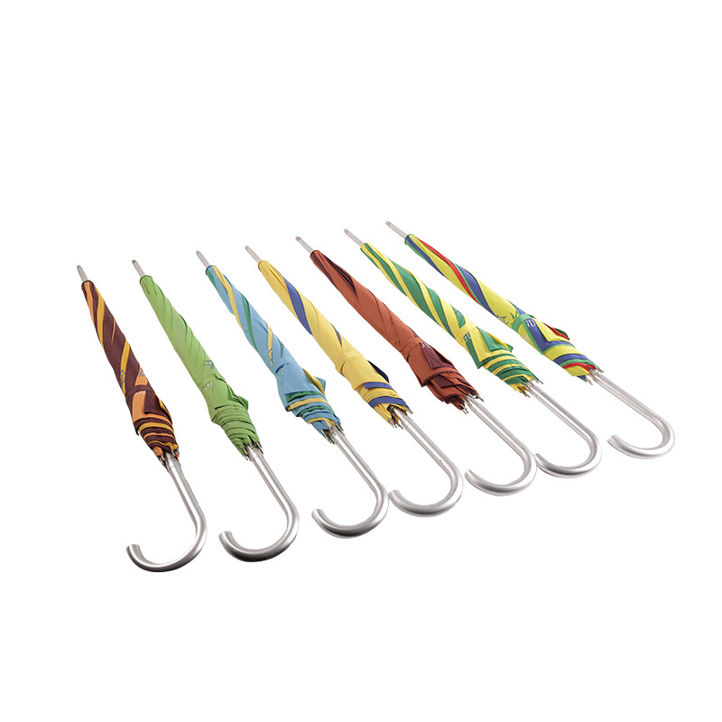 Three-color Vision Is Strong Pongee Straight paraply-0E6B0283