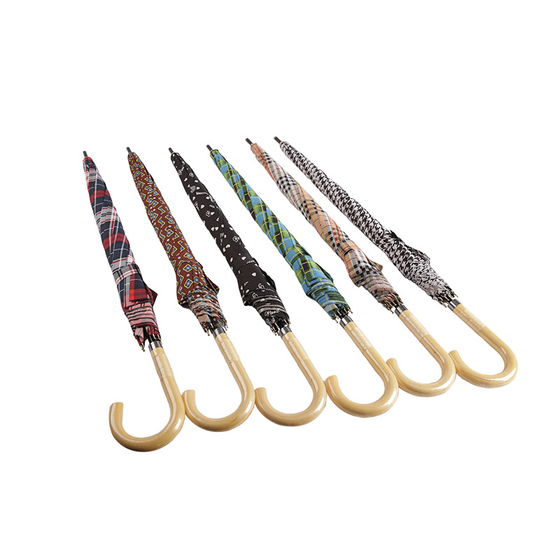 Robust og omvendt Pongee lige paraply-0E6B0338