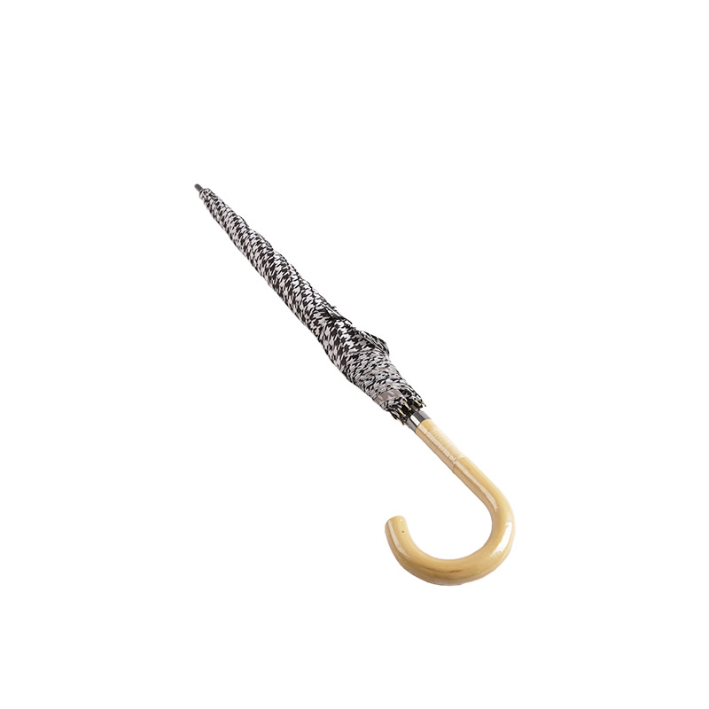 Robust og omvendt Pongee lige paraply-0E6B0338