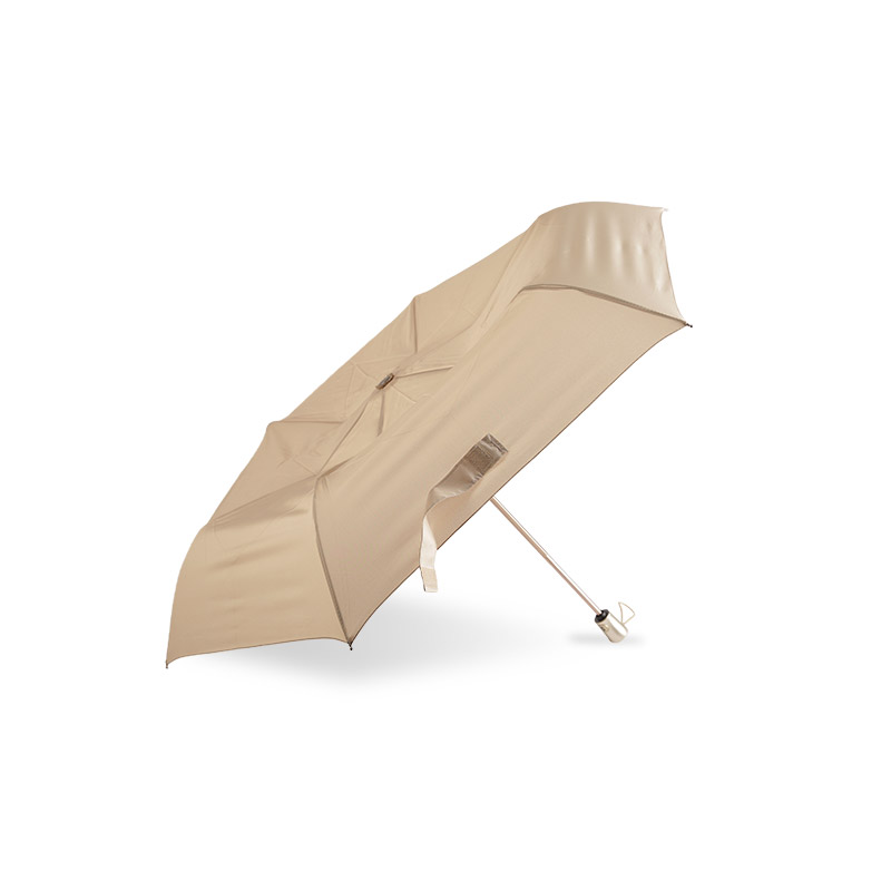 Abrikos Atmosphere Pongee Tredobbelt paraply-0E6B0465