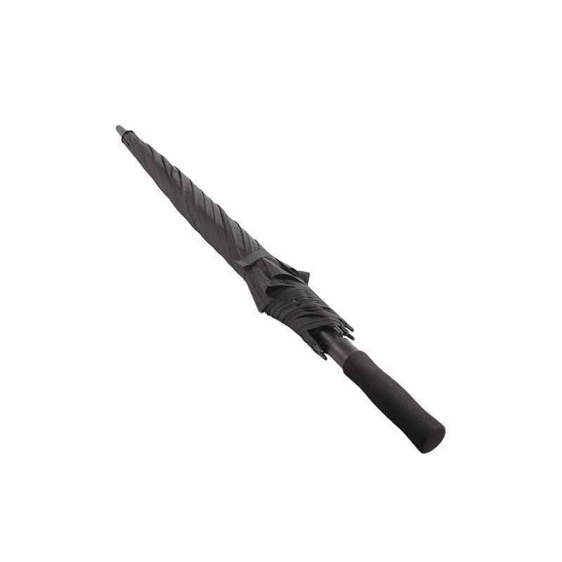 Modne mænd Sort Pongee Golf paraply-0E6B0716