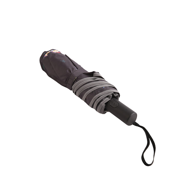 Irregular Birds Pongee Tre-fold paraply-0E6B0764